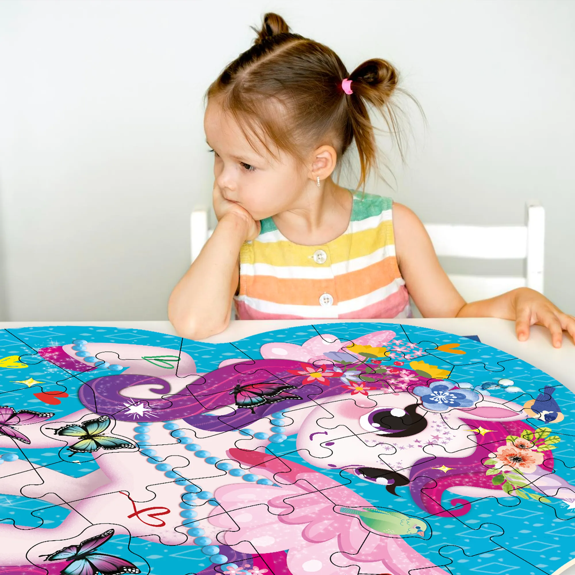 2x3 FT Shaped Giant Puzzles for Kids Ages 3-6 | Unicorn