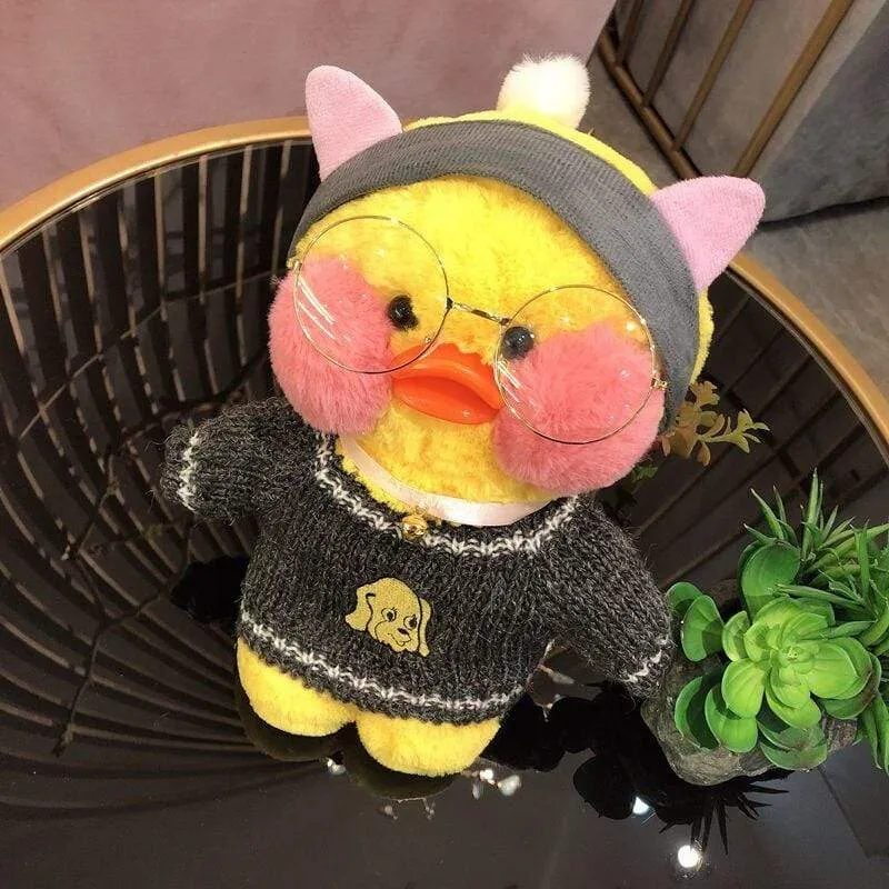 30CM Pink LaLafanfan Kawaii Cafe Mimi Yellow Duck Plush Toy Cute Stuffed Doll Soft Animal Dolls Kids Toys Birthday Gift for girl