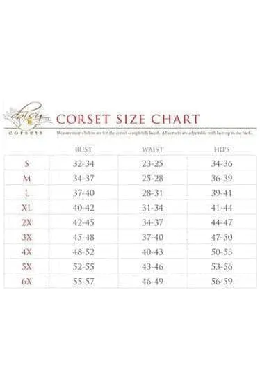 4 PC Sexy Pirate Corset & Skirt Costume