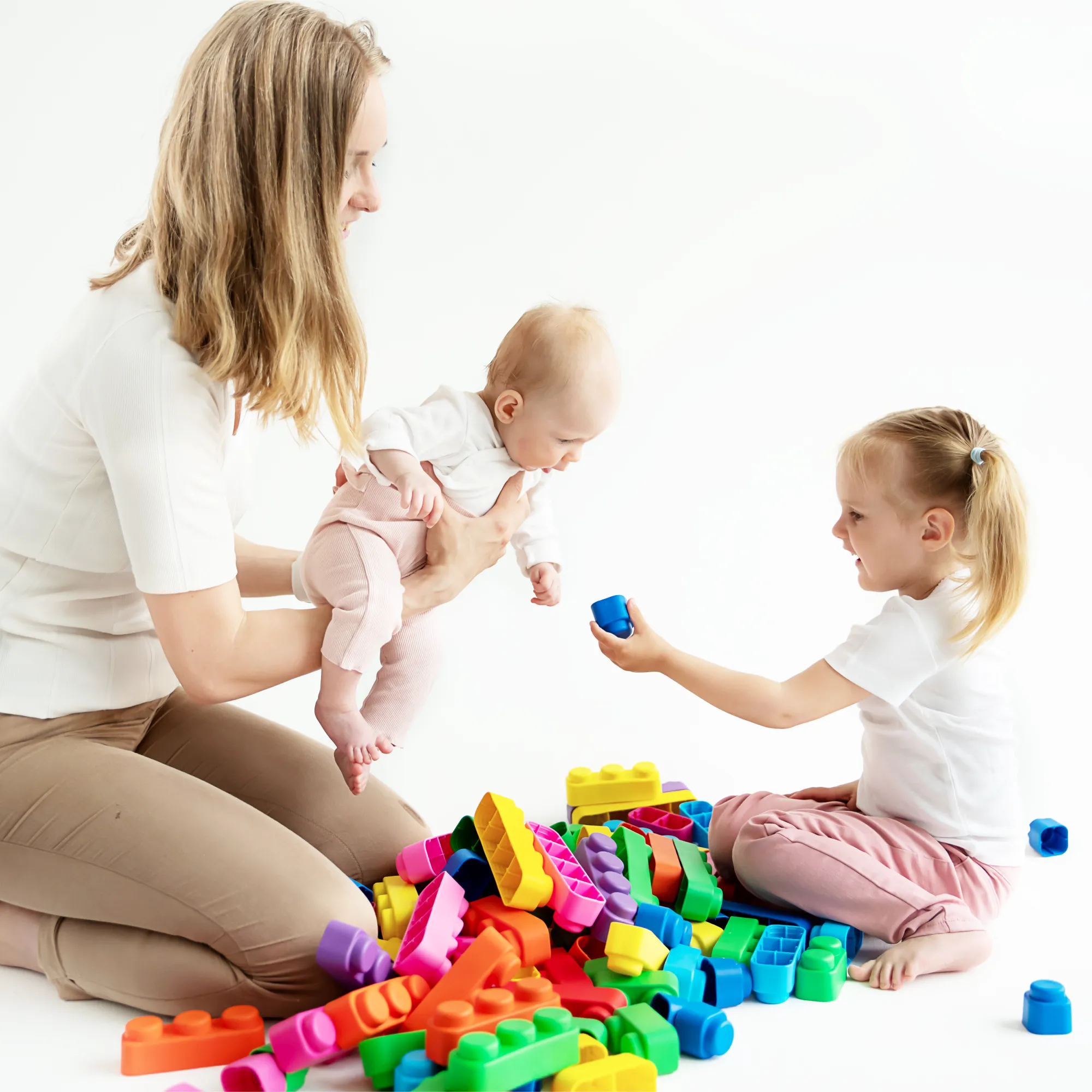 42pcs Sensory Soft Play Building Blocks - Educational Toy for Toddlers 1  - Sorting, Stacking, Teething & Squeezing