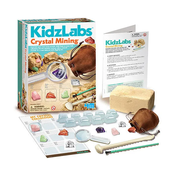 4M Kidz Labs / Crystal Mining Kit