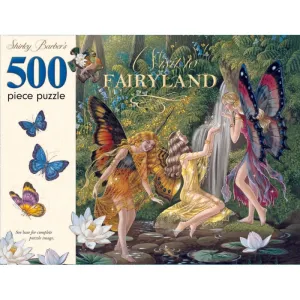 A Visit to Fairyland 500 Pce Jigsaw Puzzle - Shirley Barber