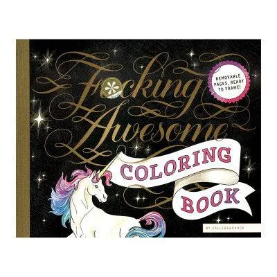 Adult Coloring Book - Fucking Awesome Coloring Book