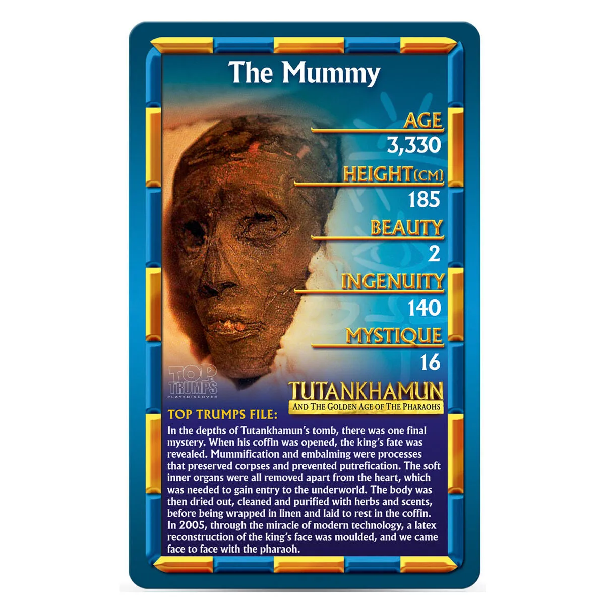 Ancient Egypt Top Trumps Card Game