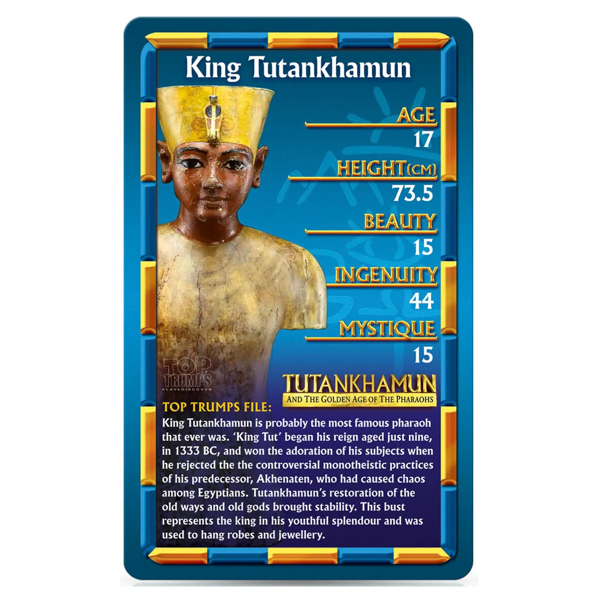 Ancient Egypt Top Trumps Card Game