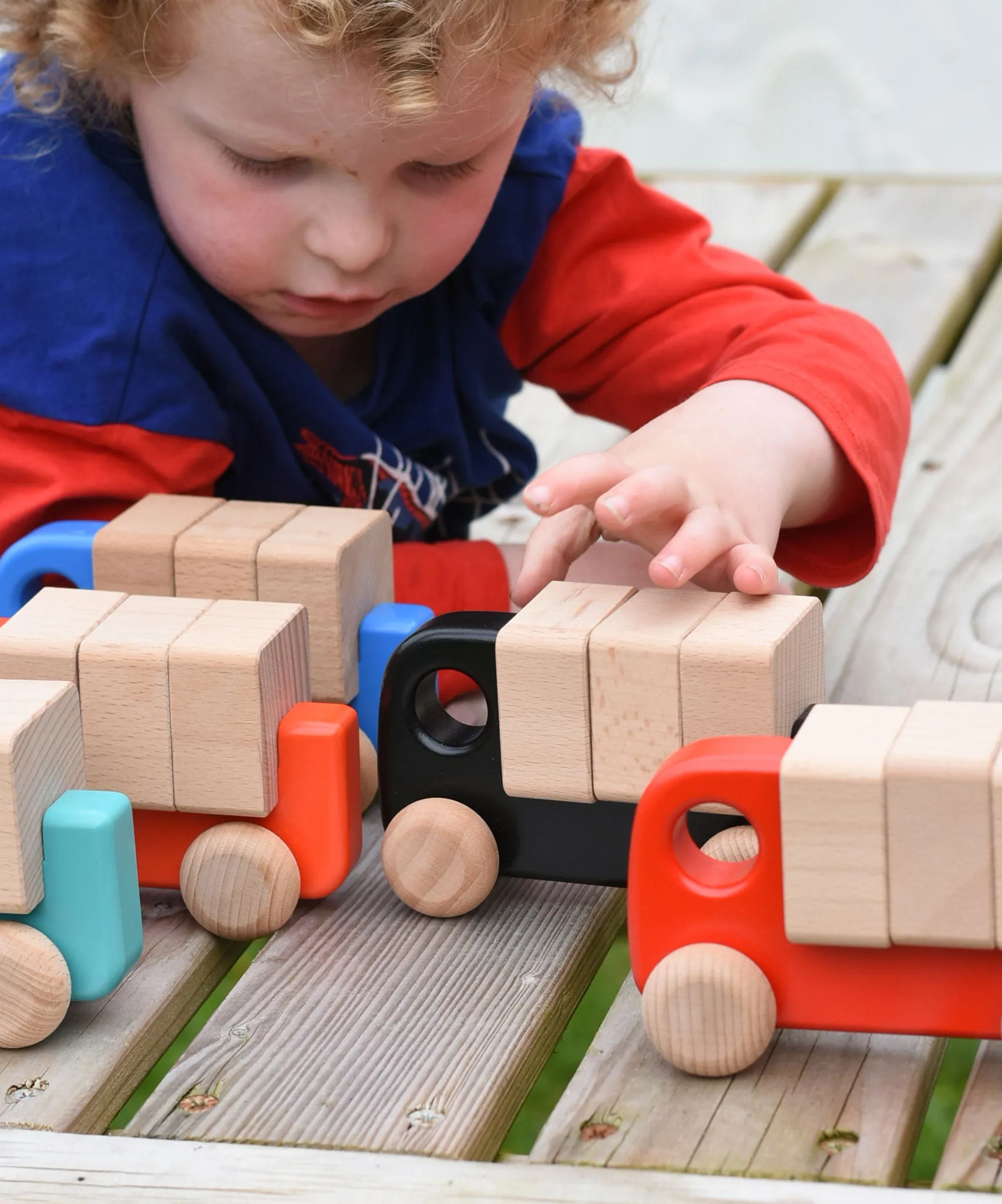 Bajo Truck With Blocks - Black