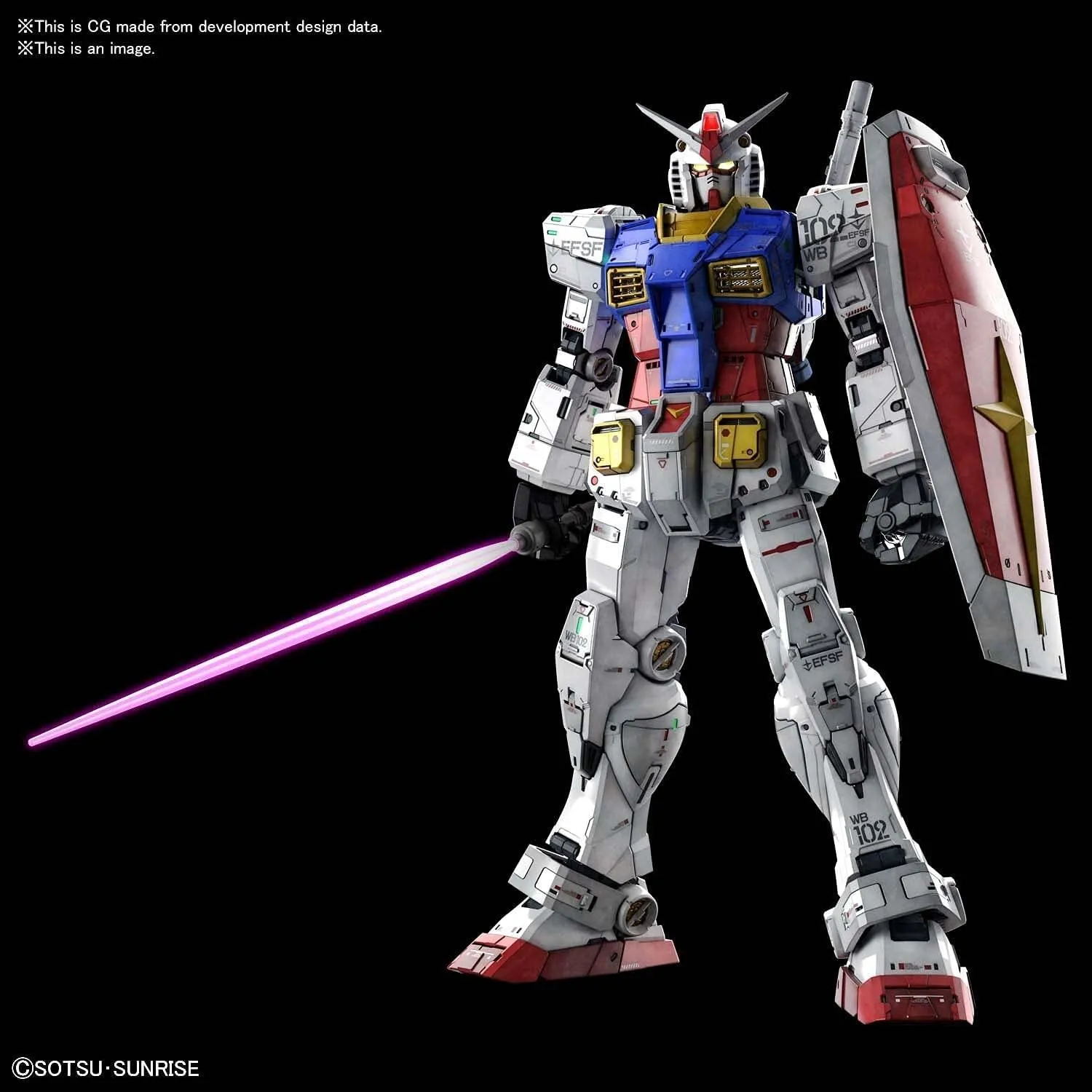 Bandai RX-78-2 Gundam Mobile Suit Unleashed PG 1/60 Model Kit