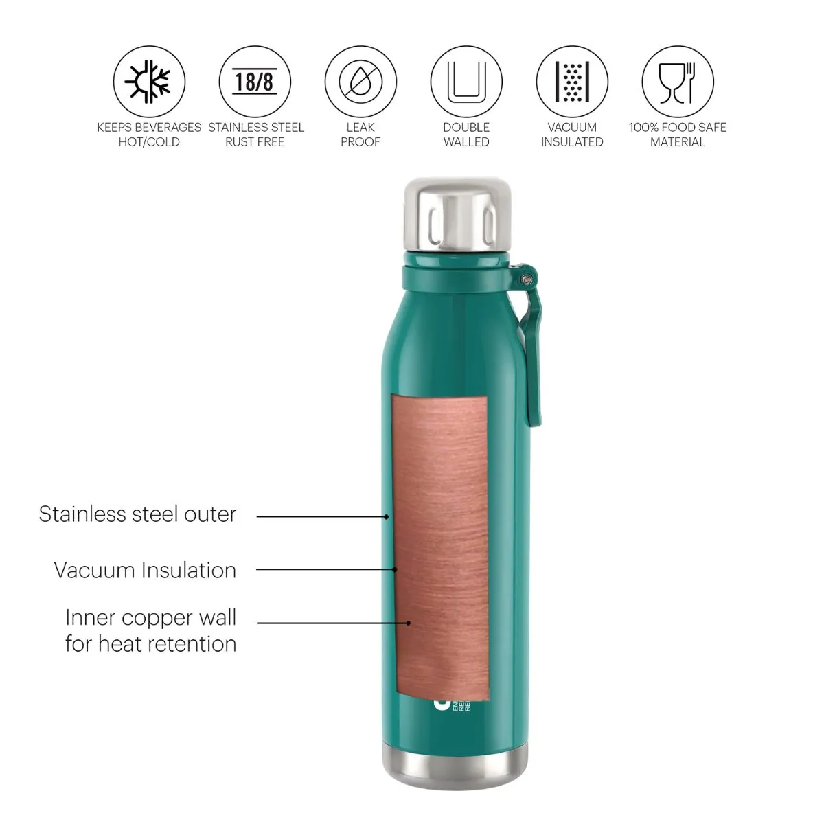 Bentley Flask, Vacusteel Water Bottle