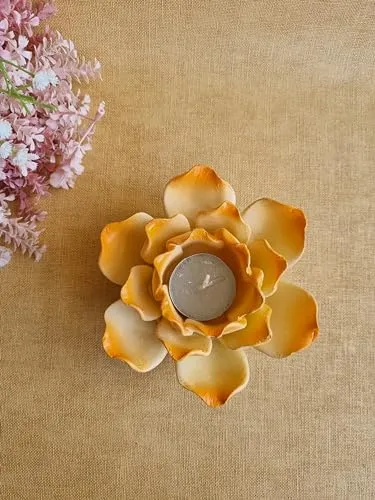 Blooming Tangerine Tealight