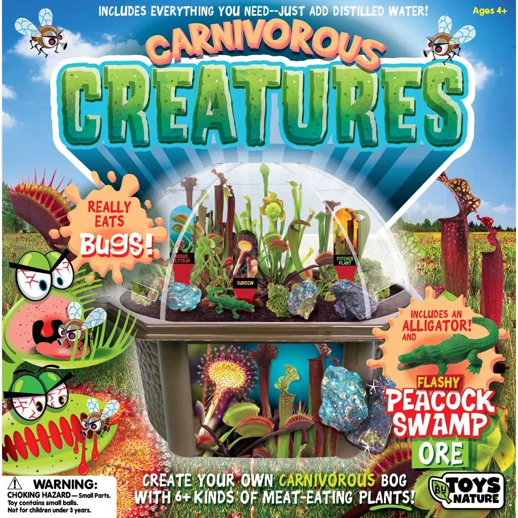 Carnivorous Creatures Biosphere Terrarium - Science Kits for Kids