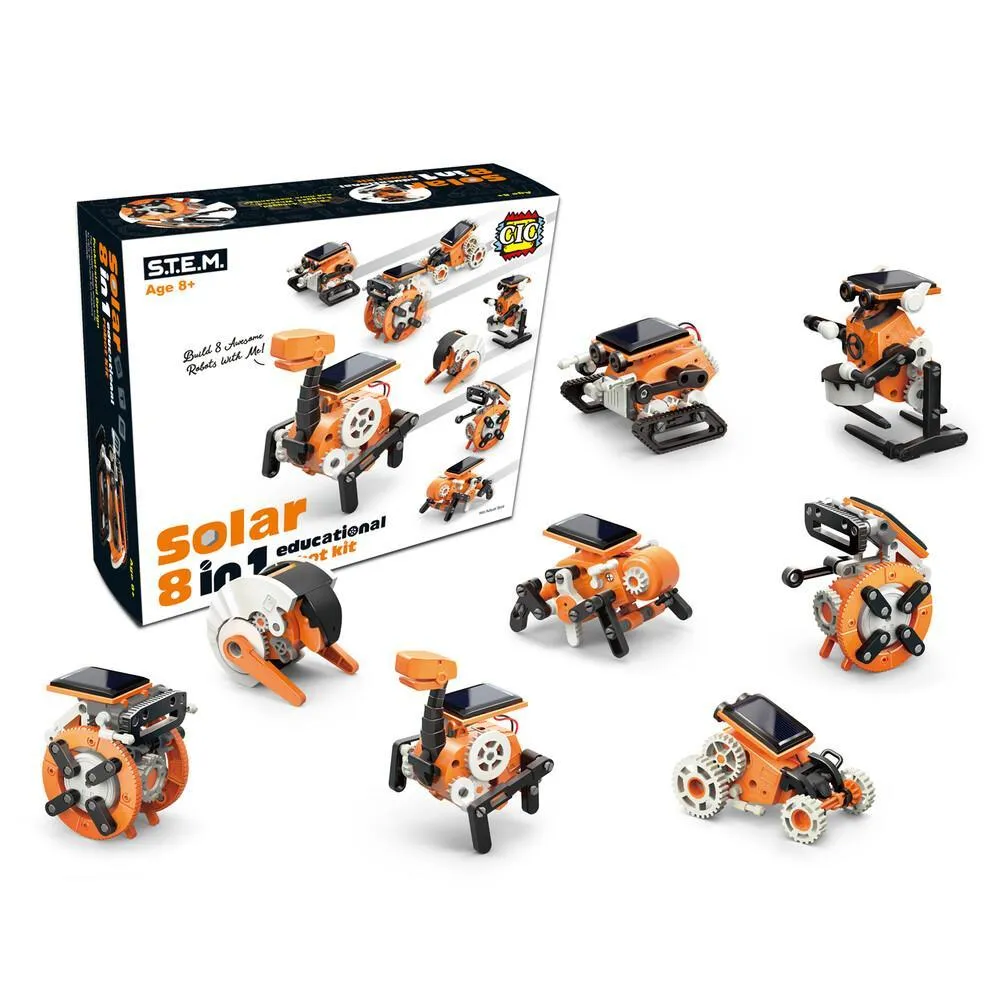 CIC 8-in-1 Educational Solar Robot Kit