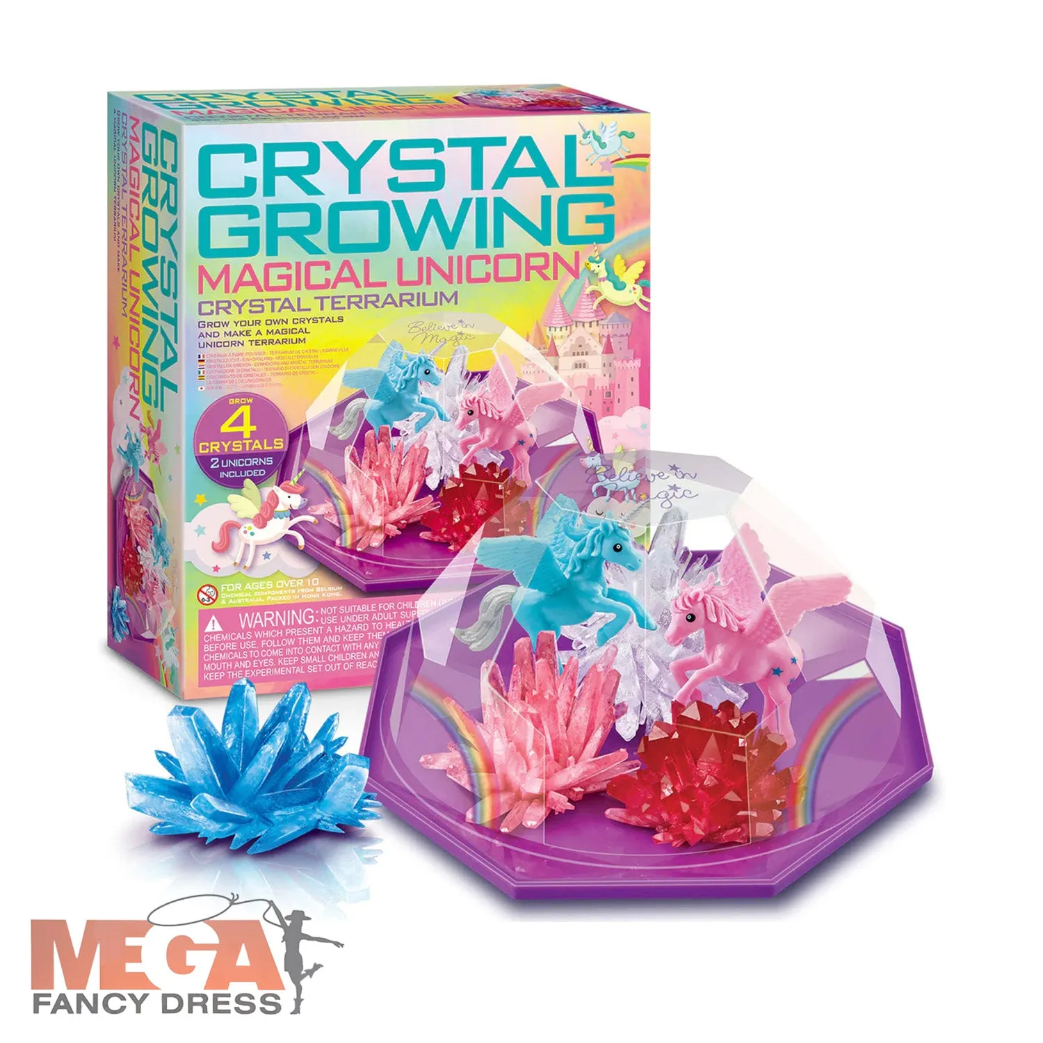 Crystal Growing Unicorn Terrarium STEM Educational Toy