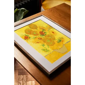 DMC National Gallery Cross Stitch Kit Sunflowers Vincent Van Gogh 29X36.5 CM