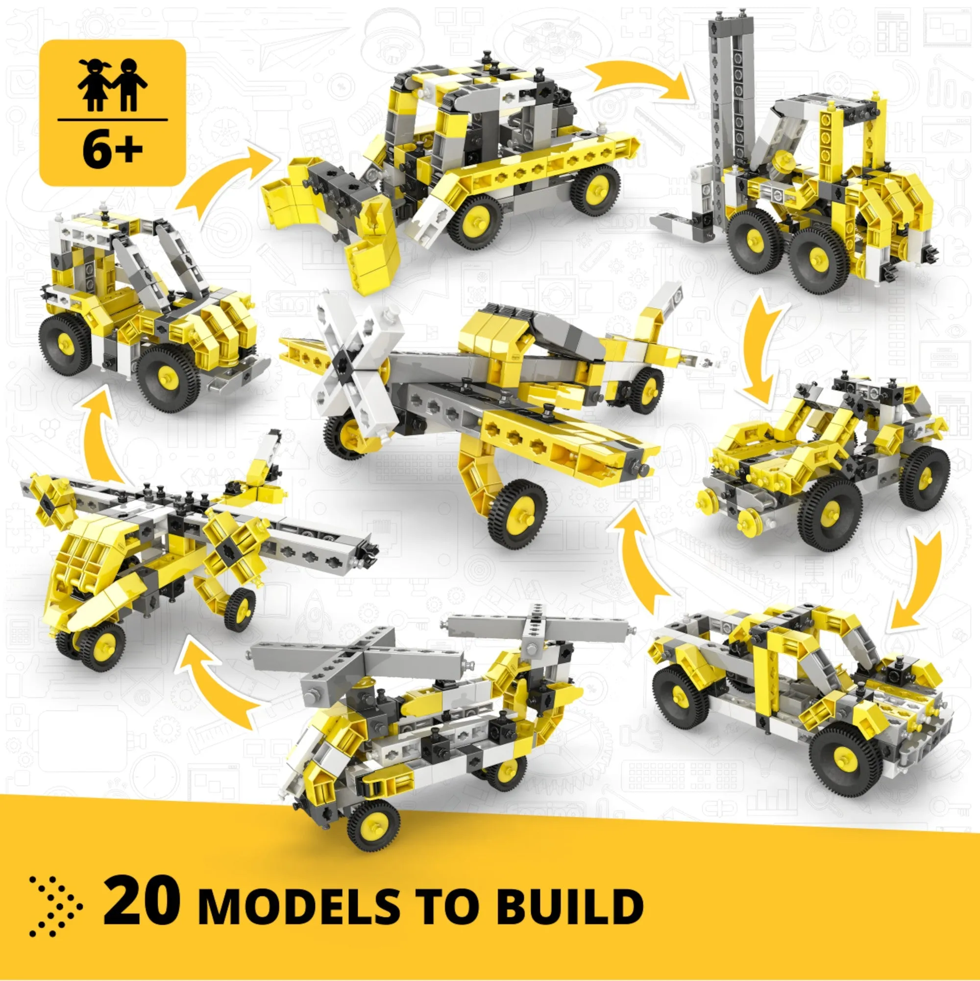 Engino Creative Builder 20 Models Multimodel Set