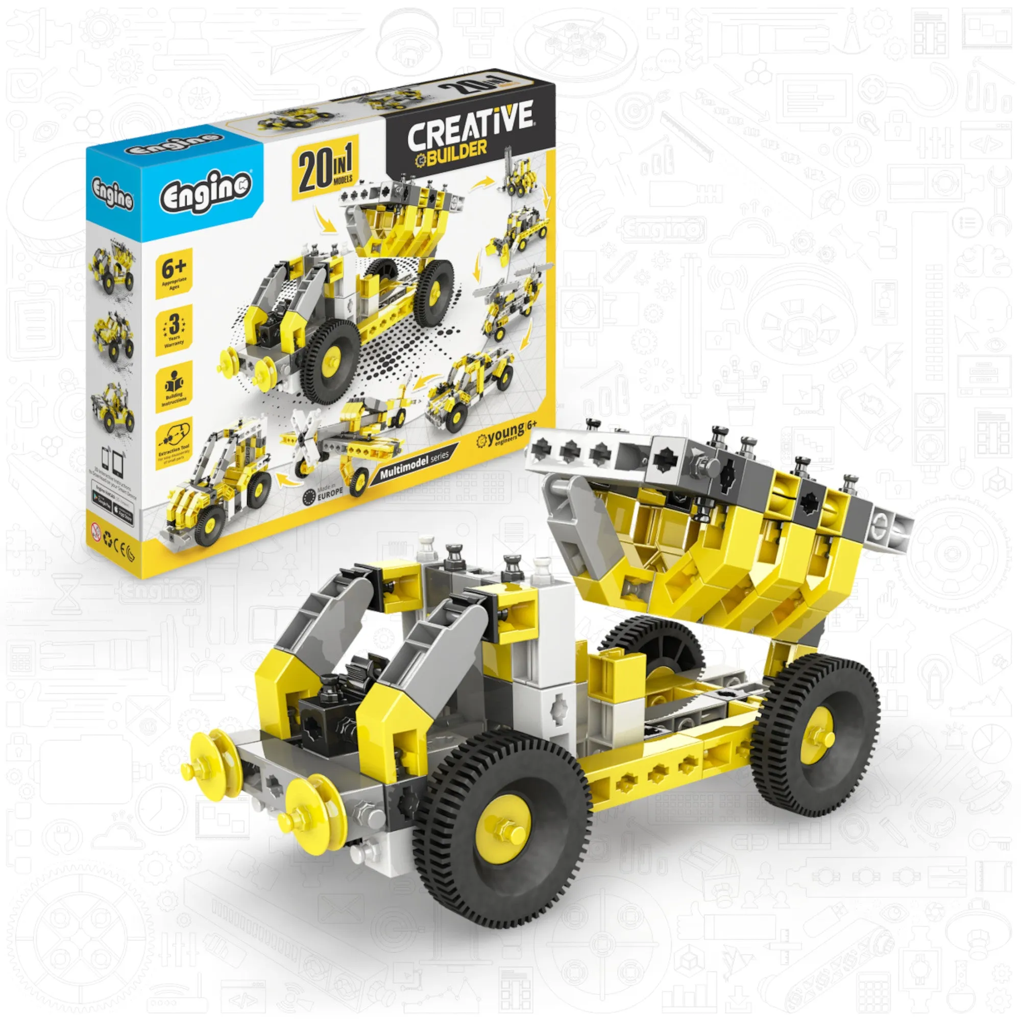 Engino Creative Builder 20 Models Multimodel Set