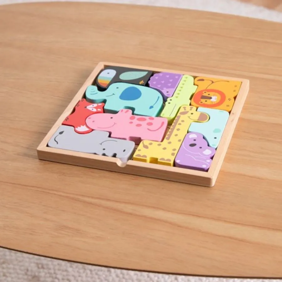 Fat Brain Toys - Animal Block Puzzle