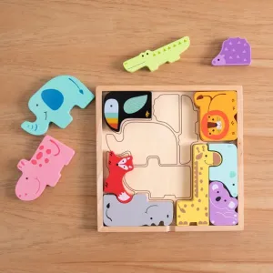 Fat Brain Toys - Animal Block Puzzle