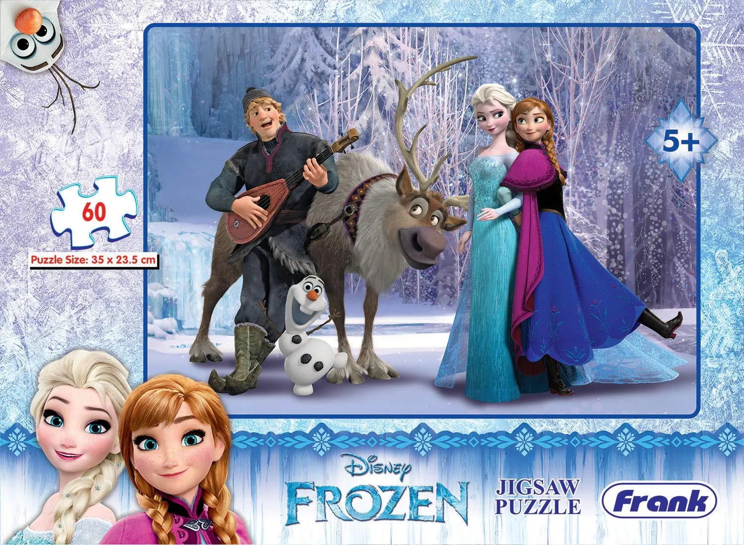 Frank Disney Frozen Jigsaw Puzzle (60pc)