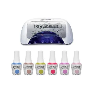 Gelish Up In The Air Summer Combo - Collection & 18G Light Plus Unplugged