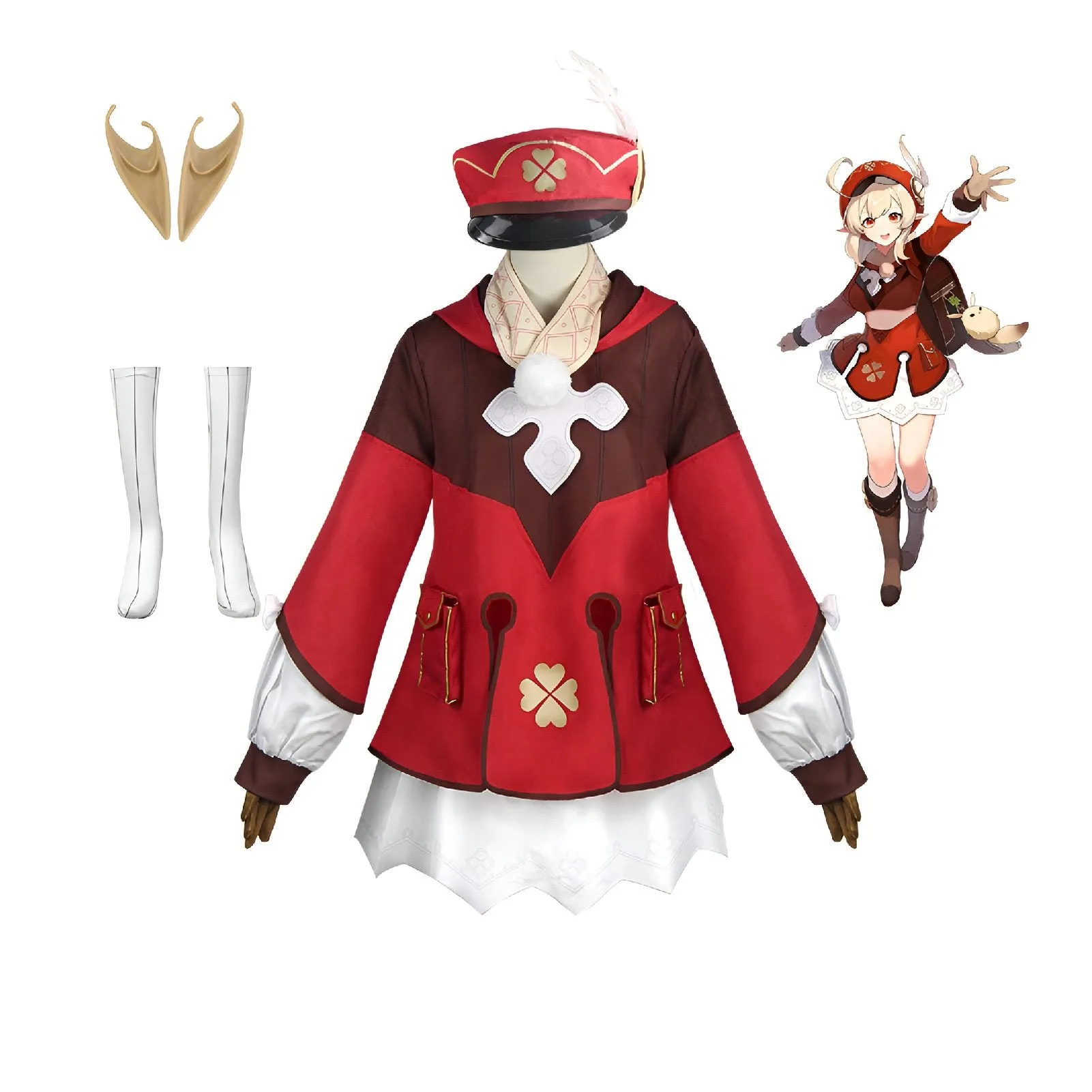 Genshin Impact Klee Cosplay Costume