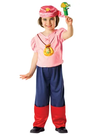 Girls Izzy Pirate Jake & the Neverland Pirates Fancy Dress Costume