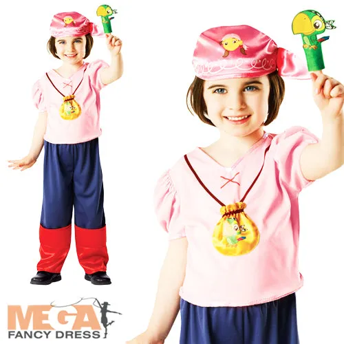 Girls Izzy Pirate Jake & the Neverland Pirates Fancy Dress Costume