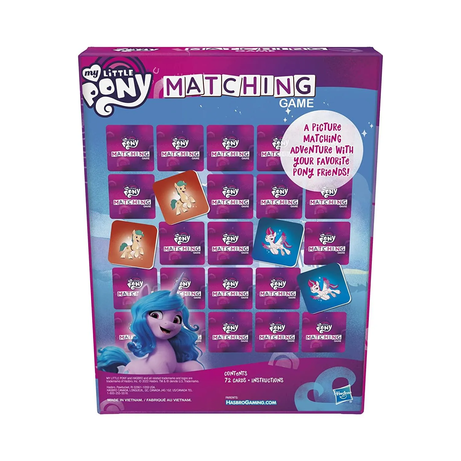 Hasbro Gaming My Little Pony Matching Game for Kids Ages 3 and Up