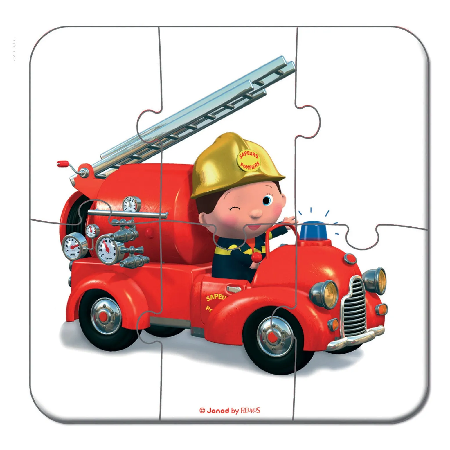 Janod Leon's Truck 4-in-1 Puzzle