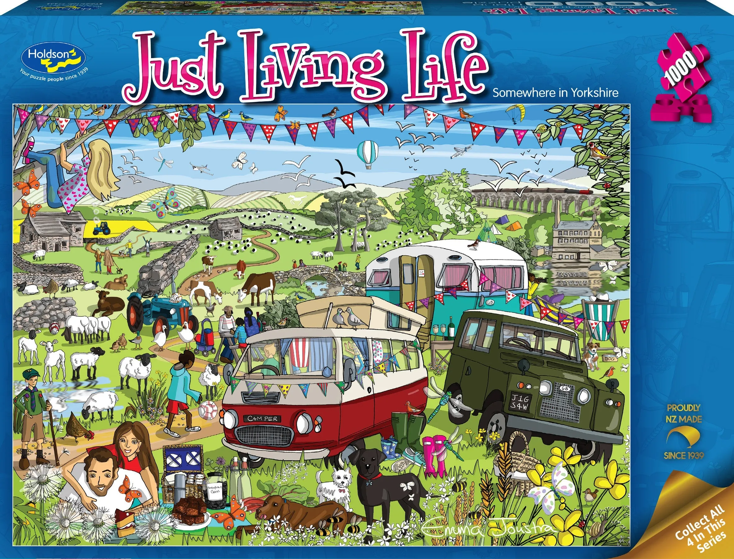 Just Living Life 1000 Piece Puzzle Somewhere In Yorkshire