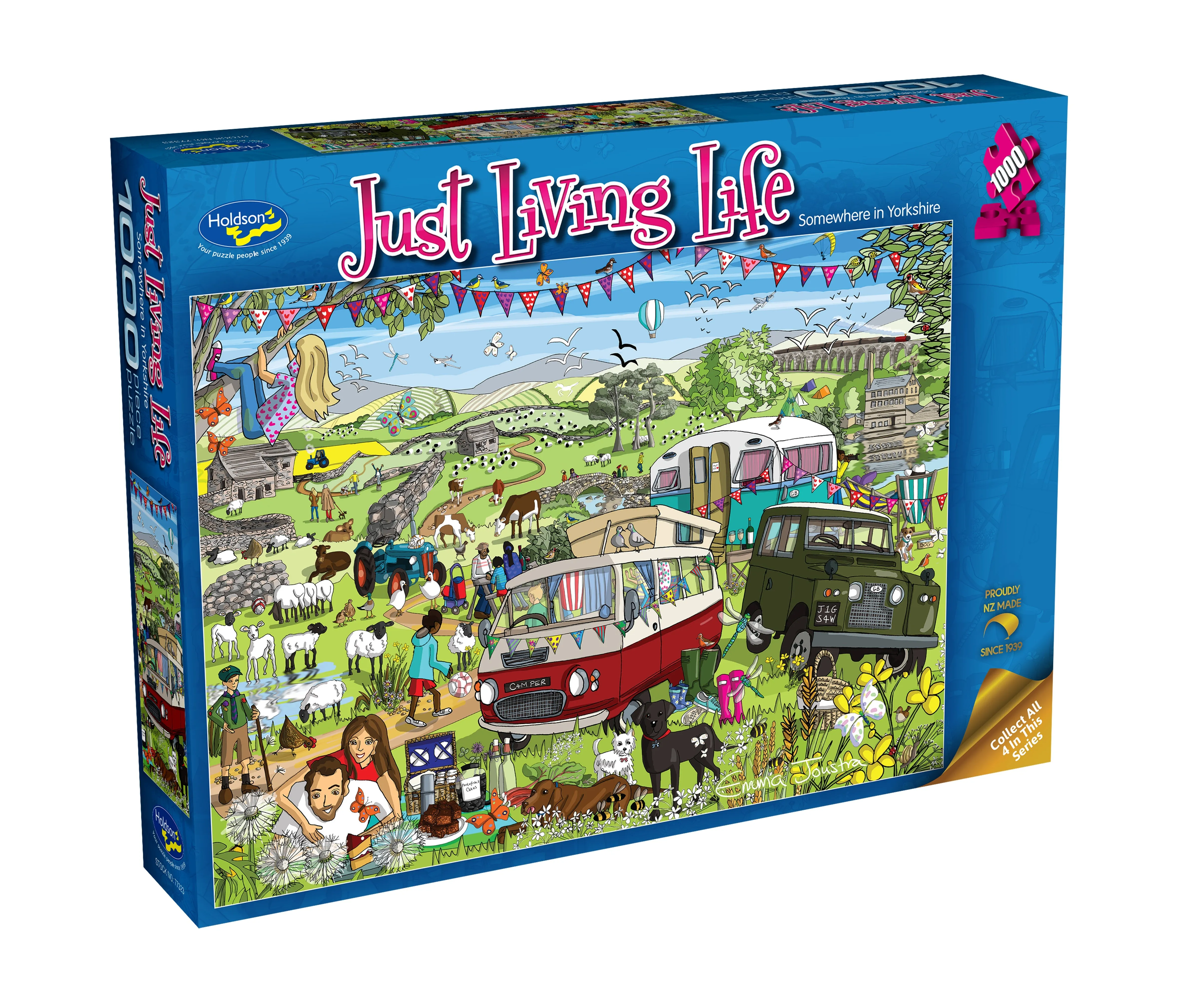 Just Living Life 1000 Piece Puzzle Somewhere In Yorkshire