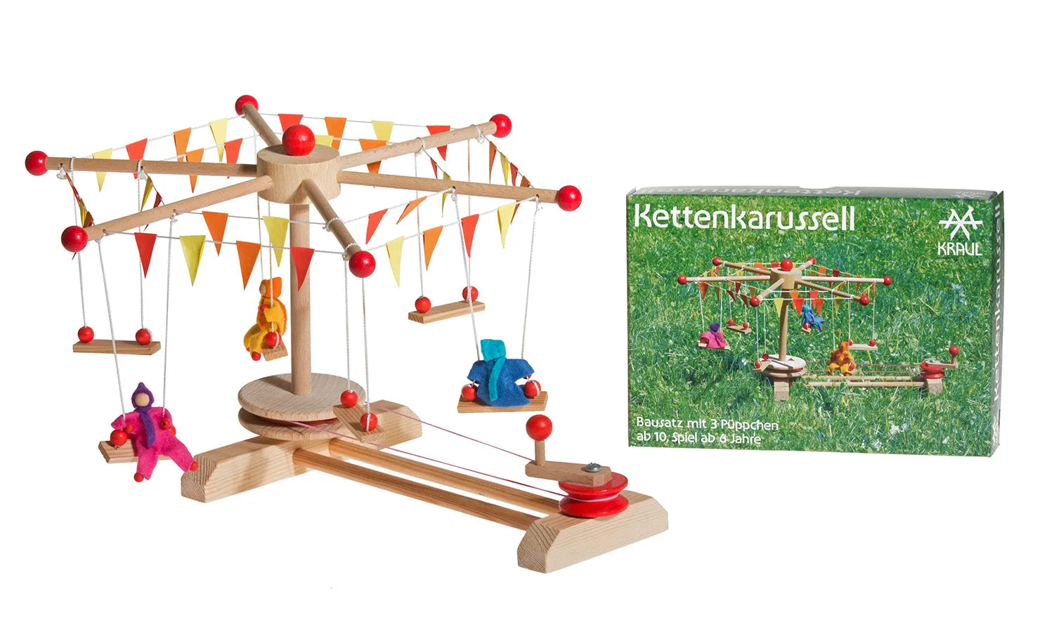 Kraul Wooden Swing Roundabout Kit