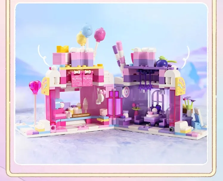 Kuro and Melo Dessert Shop Building Blocks