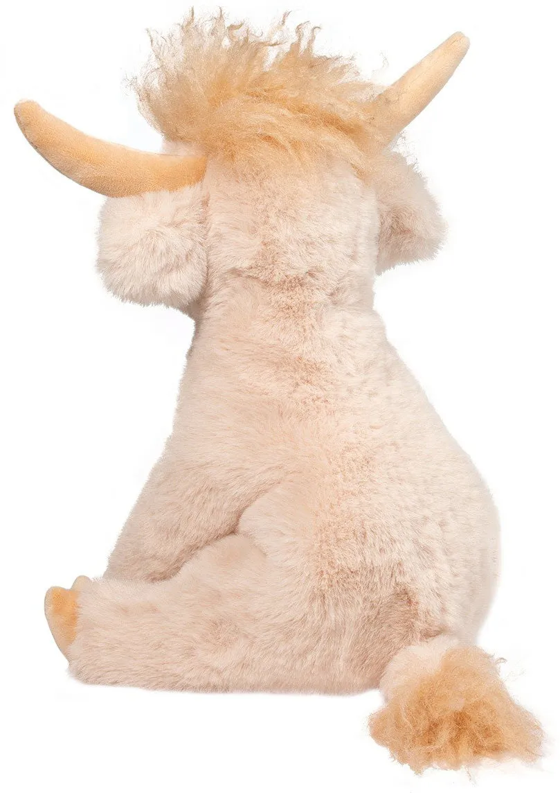 Laddie Cream Highland Cow Softie