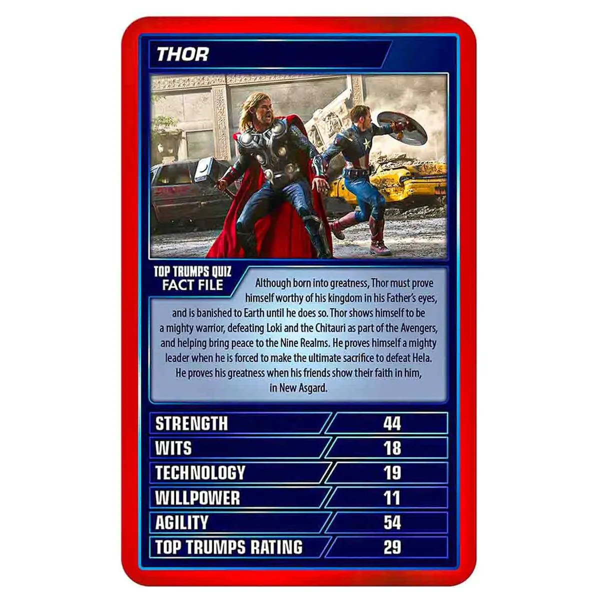 Marvel Cinematic Universe Top Trumps Specials Card Game