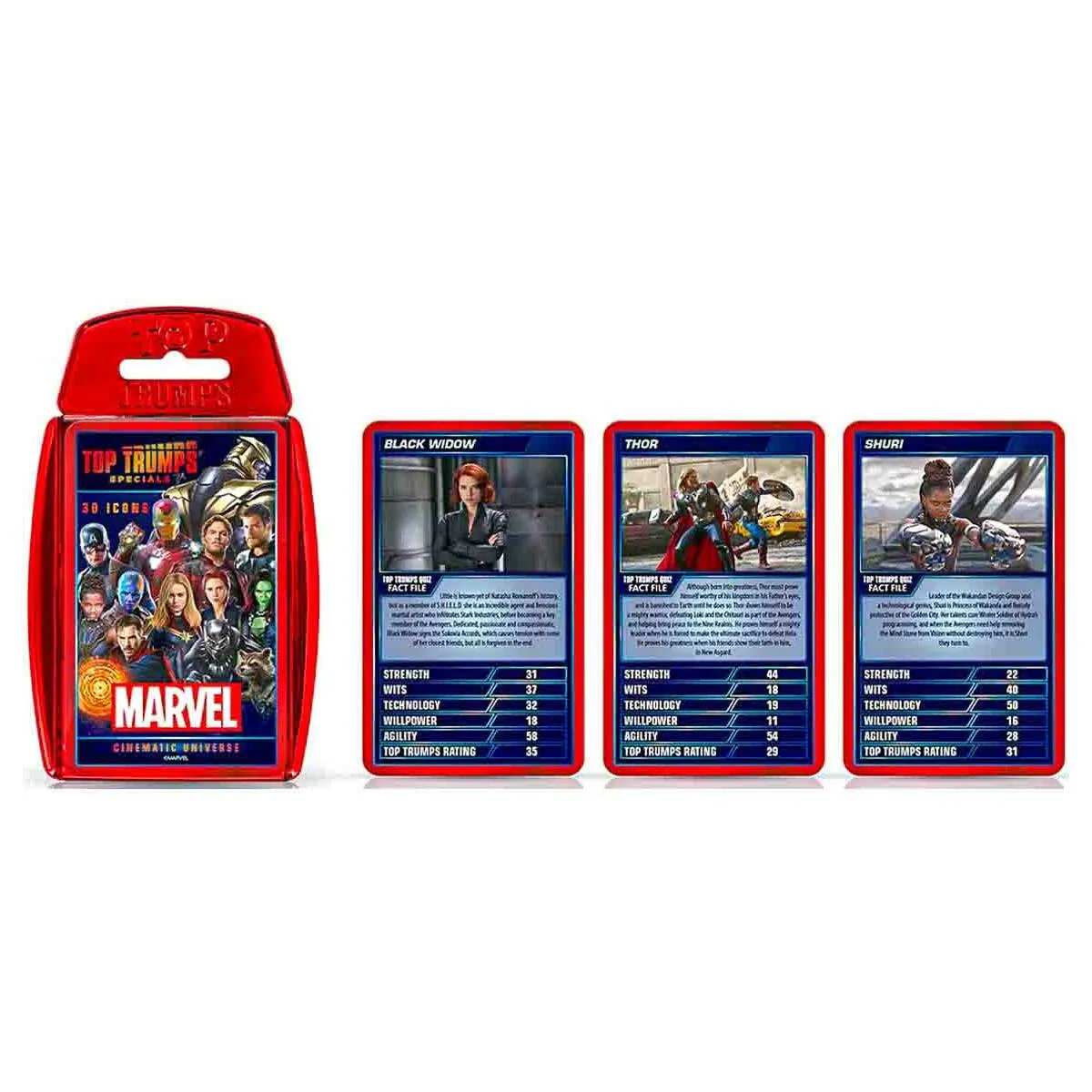 Marvel Cinematic Universe Top Trumps Specials Card Game