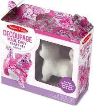 Melissa & Doug - Decoupage Made Easy Craft Set - Kitten