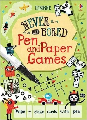 Never Get Bored Pen and Paper Games