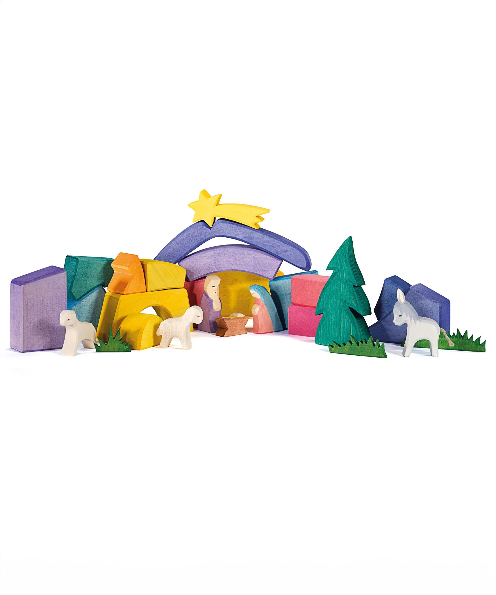 Ostheimer Rainbow Nativity Blocks