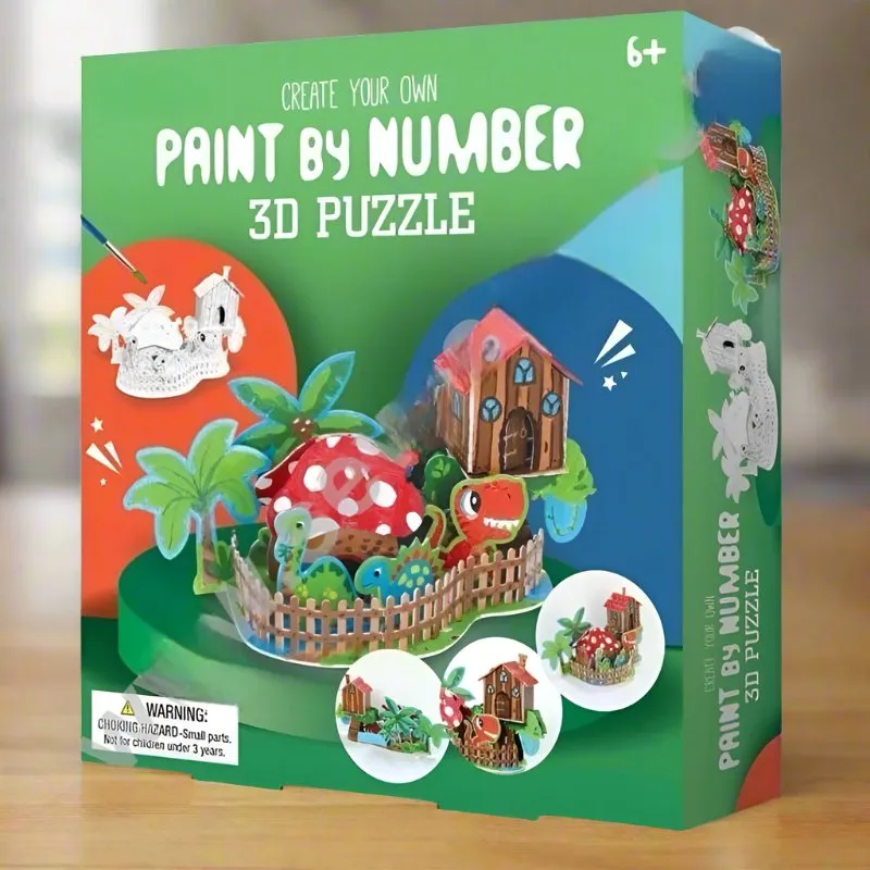 Paint By Number 3D Puzzle