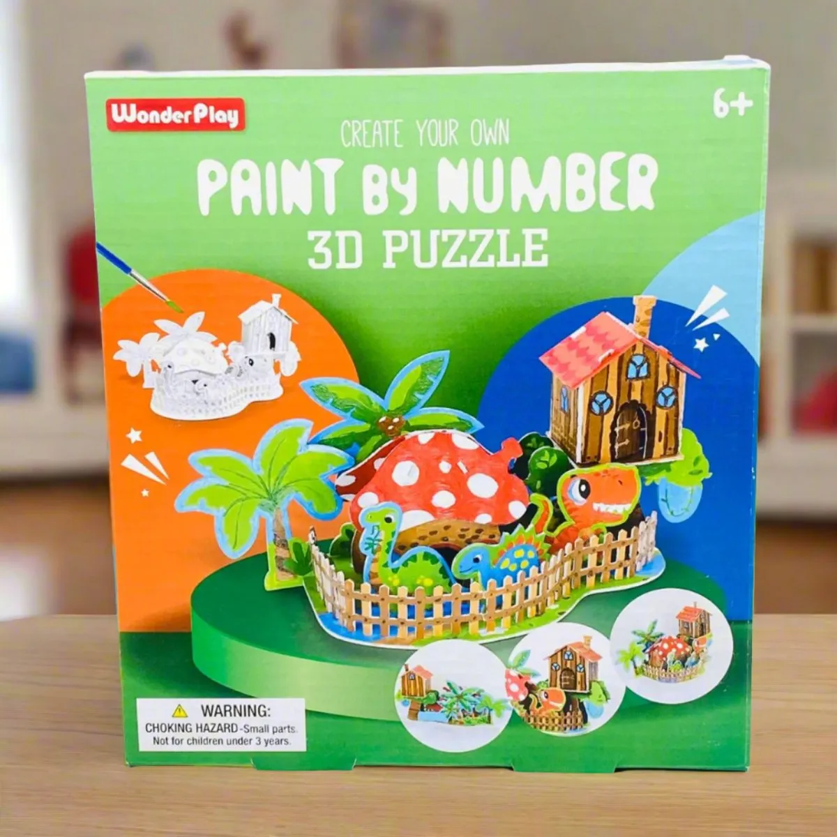 Paint By Number 3D Puzzle