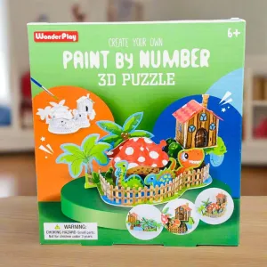 Paint By Number 3D Puzzle