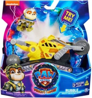 Paw Patrol Rubble Mighty Movie Bulldozer