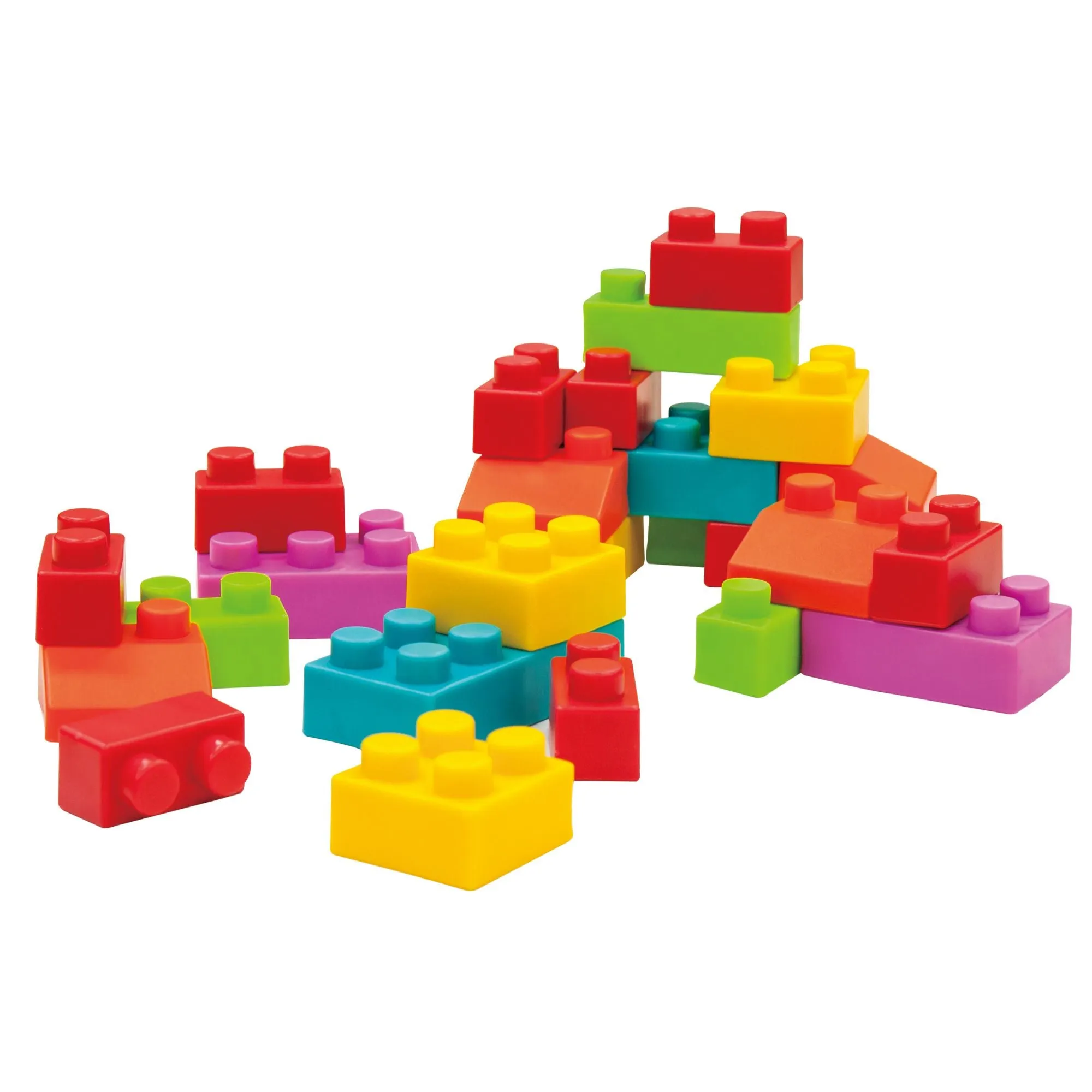 Play And Learn Brixsters 28 Piece Soft Bricks