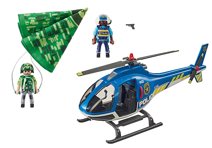 Playmobil City Action Police Parachute Search