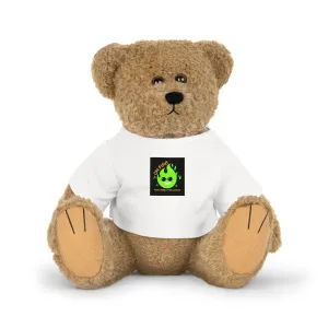 Plush Toy Bear Stuffie wearing a shirt with On Fire You are the Light Cool Stuff Stuffies