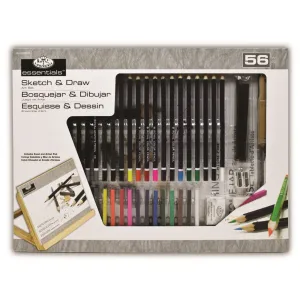 Royal Brush Sketch & Draw 56 Piece Art Set