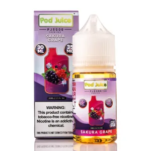 Sakura Grape Salt - Pod Juice E-Liquid