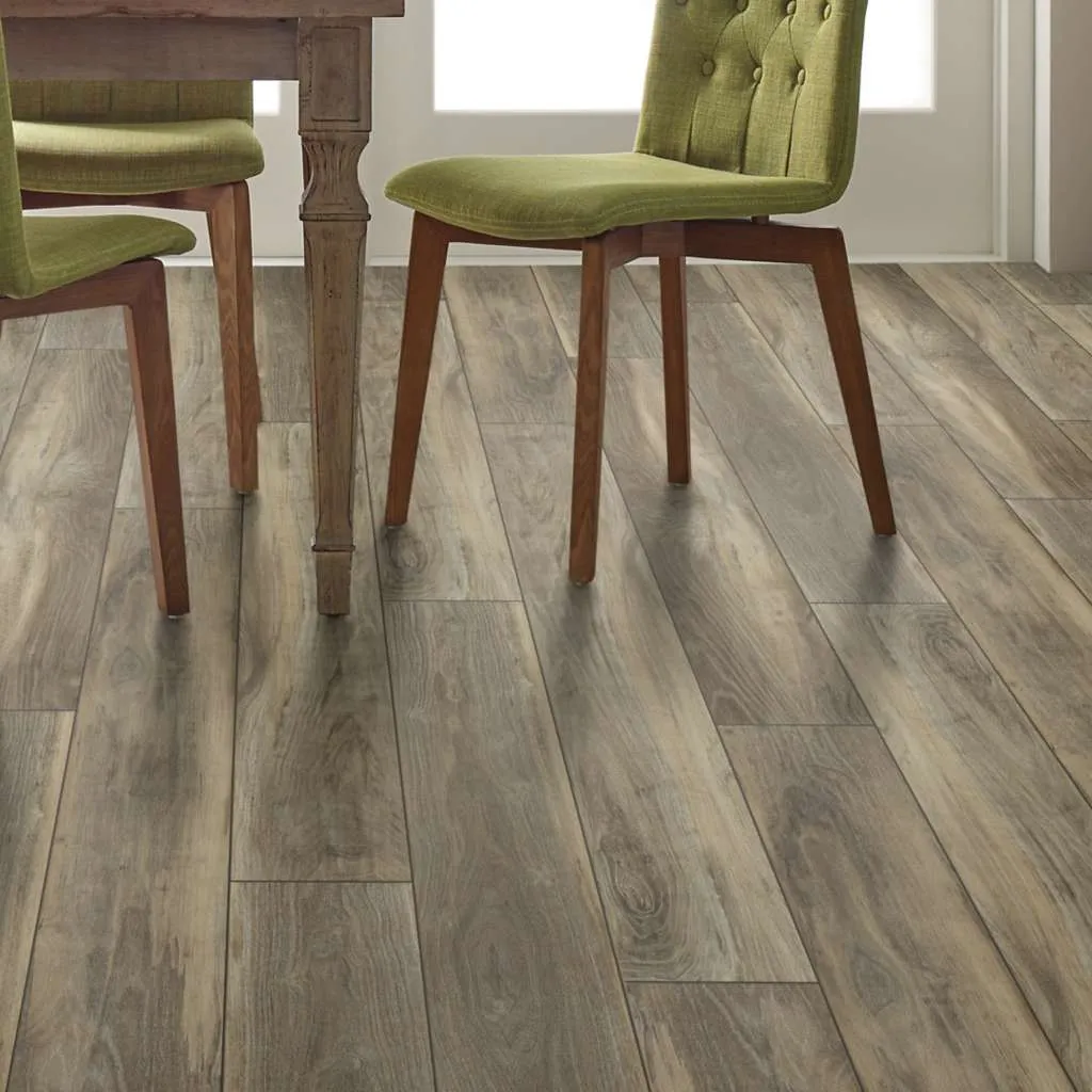 Shaw Floorte Classic Pantheon HD Plus 2001V-00558, Ardesia WPC Vinyl Wood Flooring,  7" x 48" x 8mm Thickness (18.91SQ FT/ CTN)