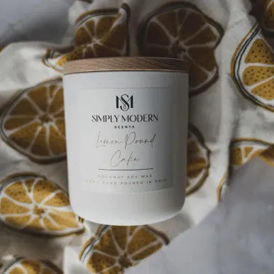 Simply Modern Soy Wax Candle - Lemon Pound Cake