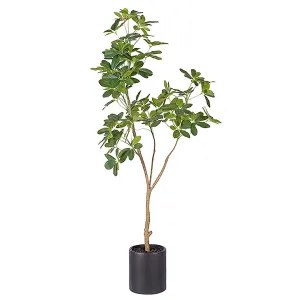 SOGA 160cm Artificial Natural Green Schefflera Dwarf Umbrella Tree Fake Tropical Indoor Plant Home Office Decor